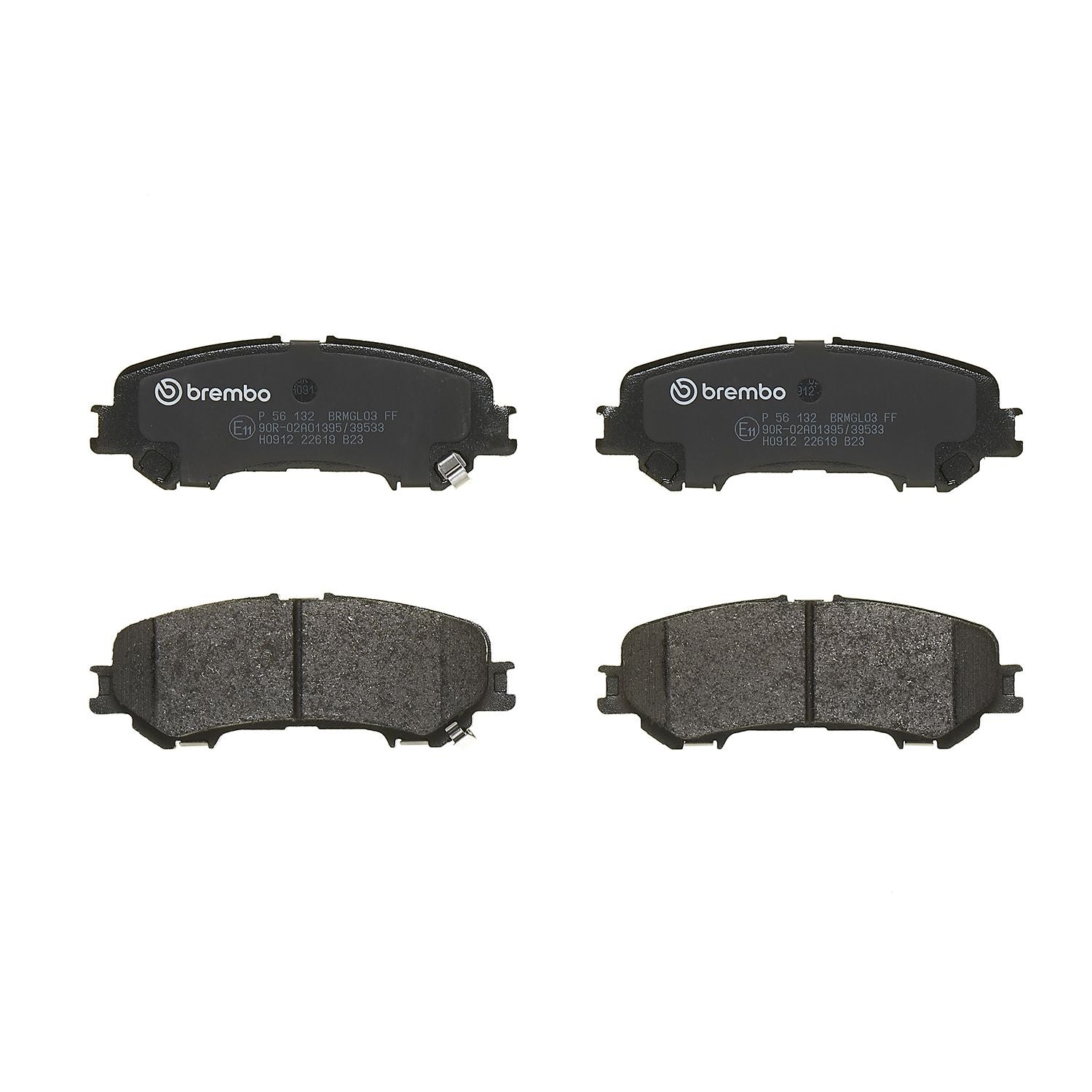 PRIME Low-Met Rear Disc Brake Pad Set - P56132_03