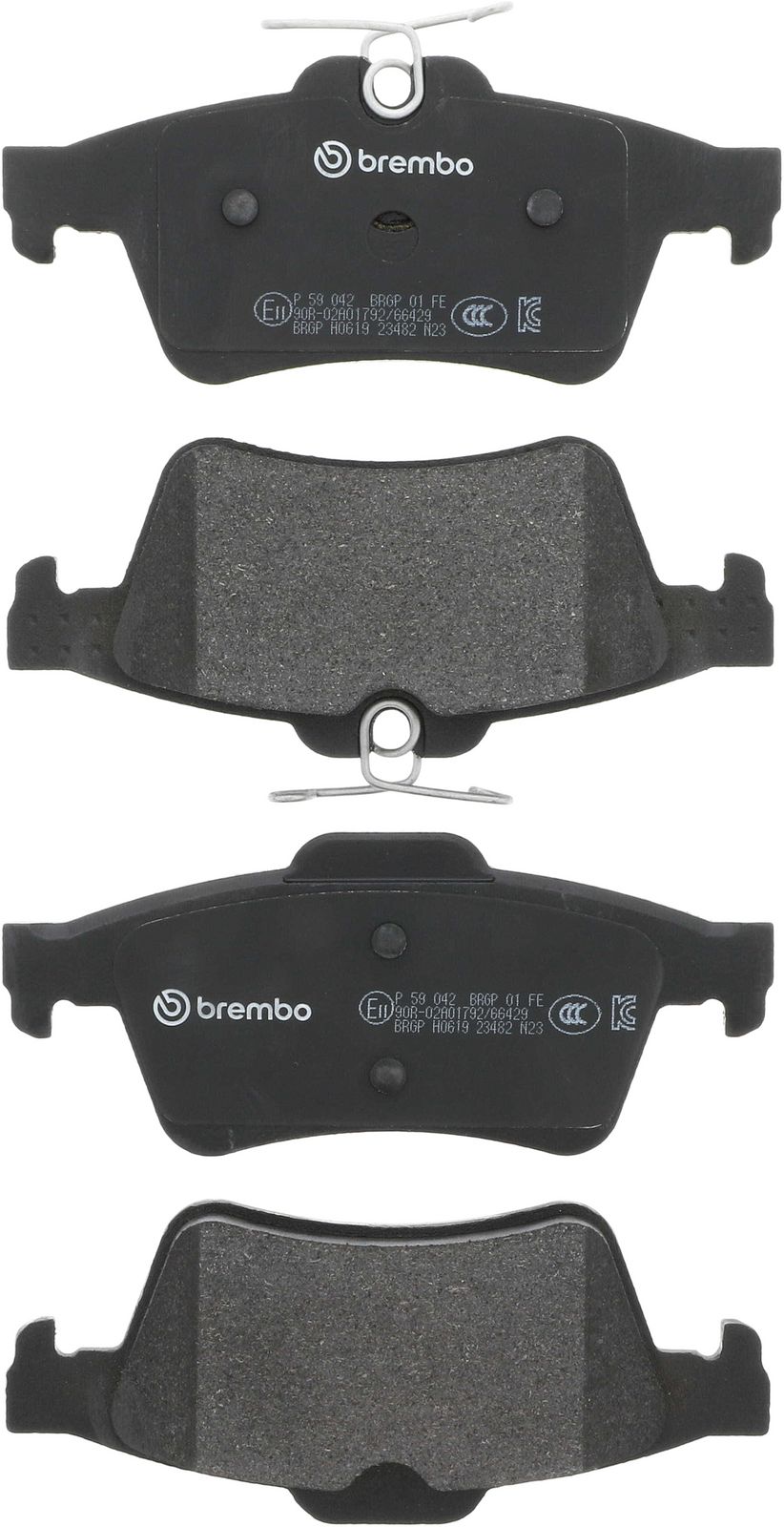 PRIME Low-Met Rear Disc Brake Pad Set - P59042_01