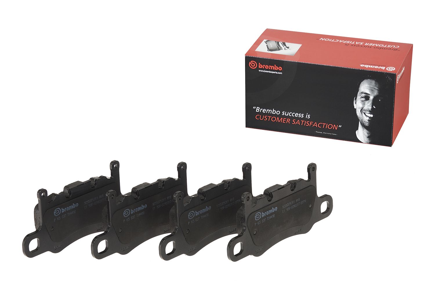 PRIME Low-Met Rear Disc Brake Pad Set - P65037_01