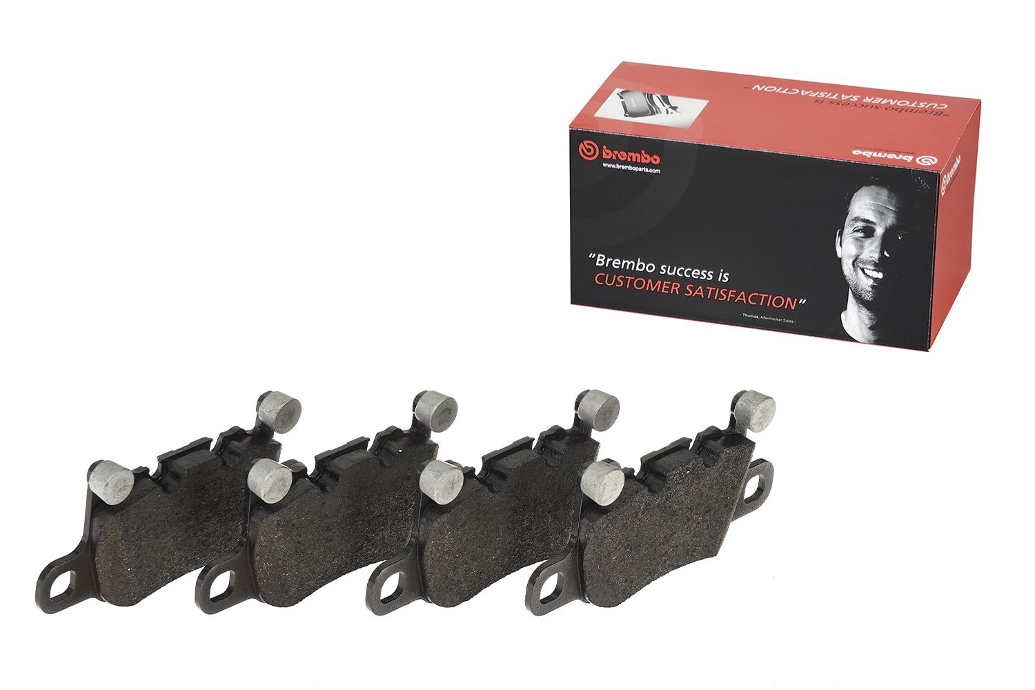 PRIME Low-Met Rear Disc Brake Pad Set - P65038_01