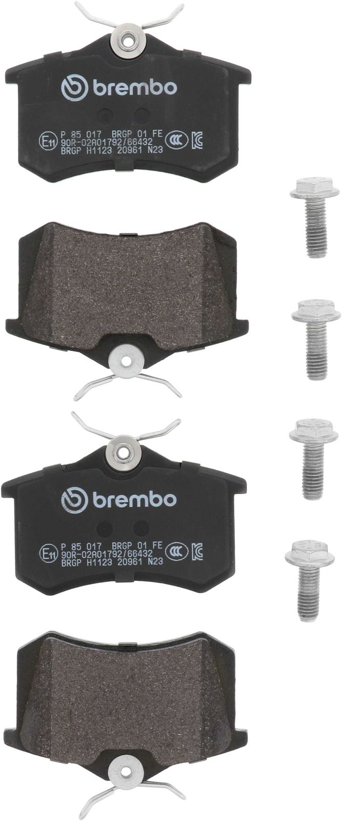 PRIME Low-Met Rear Disc Brake Pad Set - P85017_01