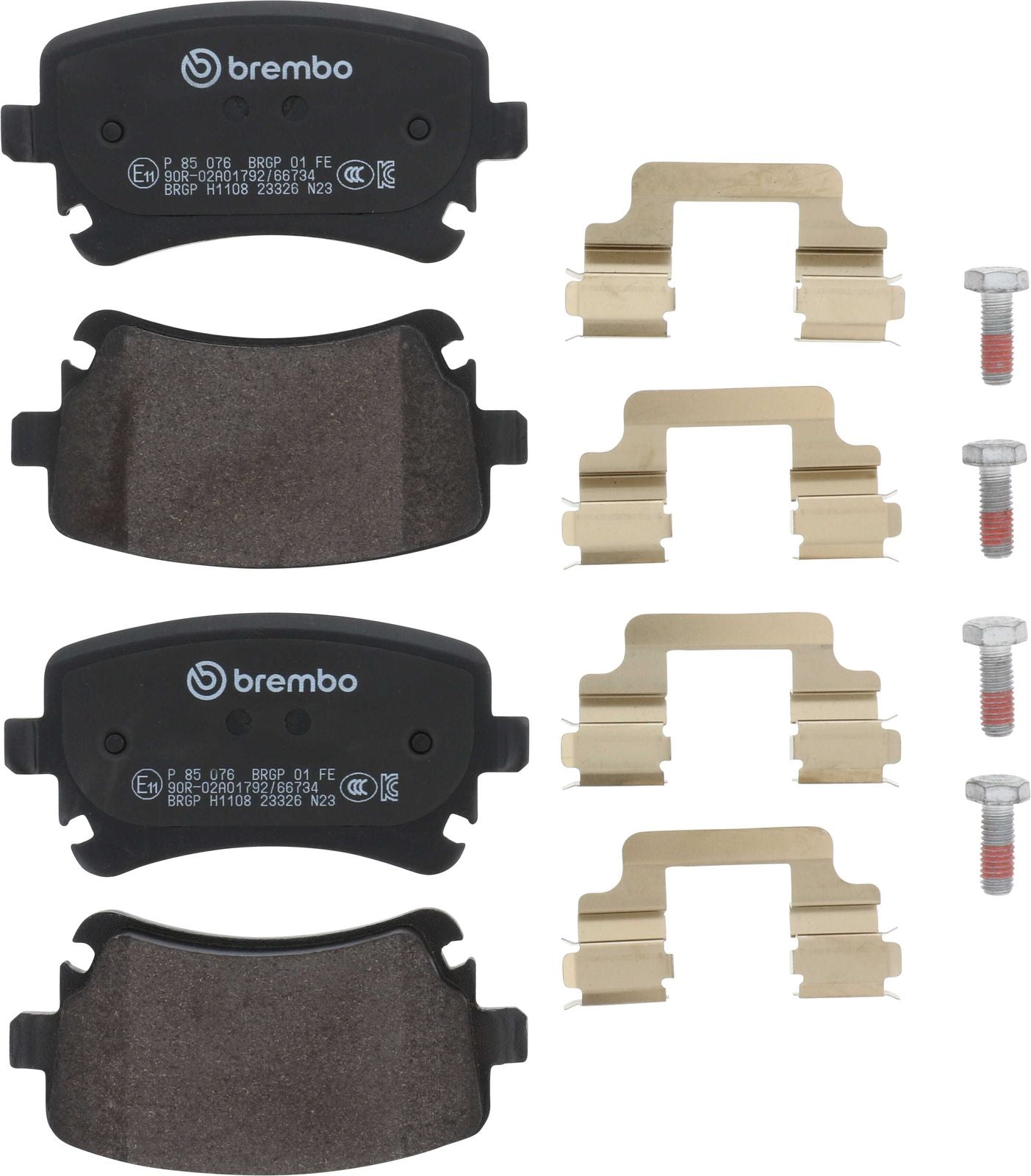 PRIME Low-Met Rear Disc Brake Pad Set - P85076_01