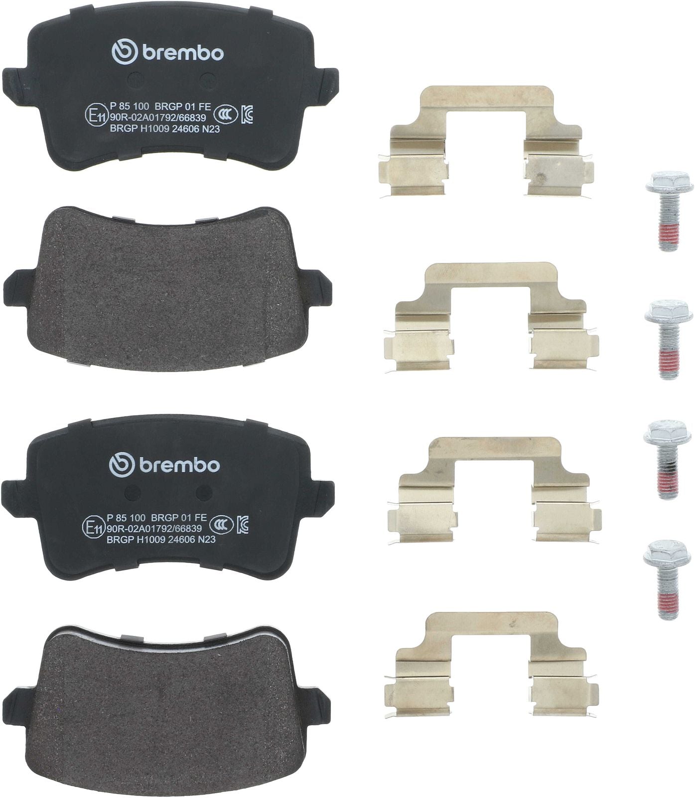 PRIME Low-Met Rear Disc Brake Pad Set - P85100_01