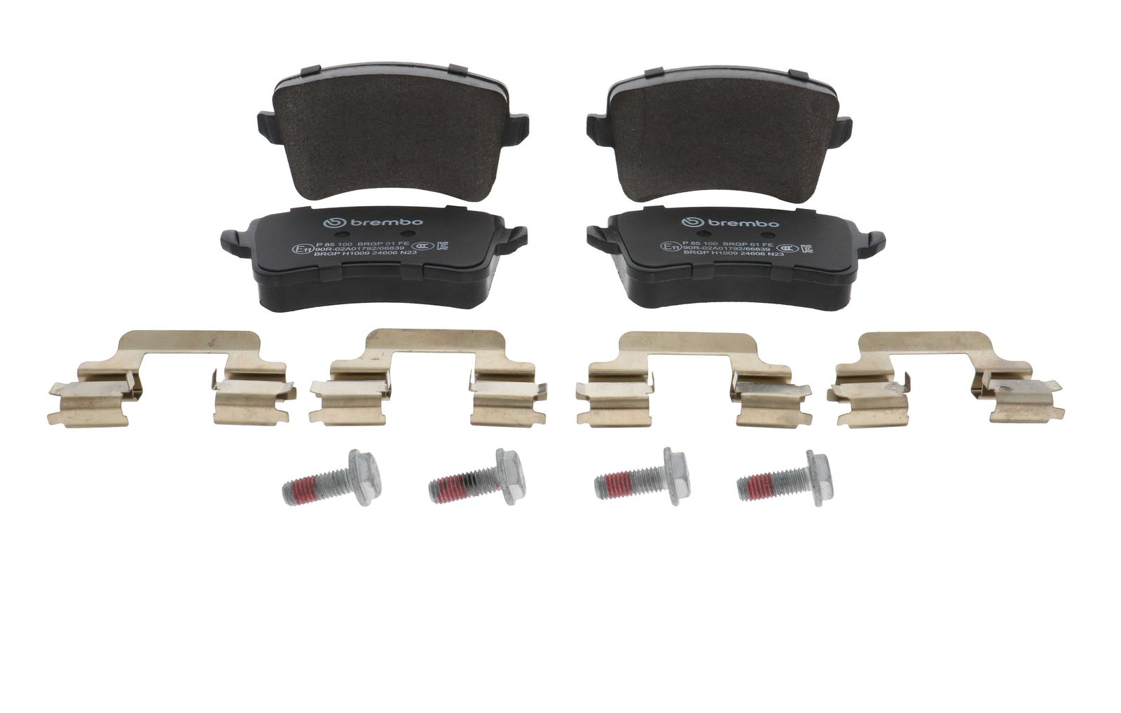 PRIME Low-Met Rear Disc Brake Pad Set - P85100_03