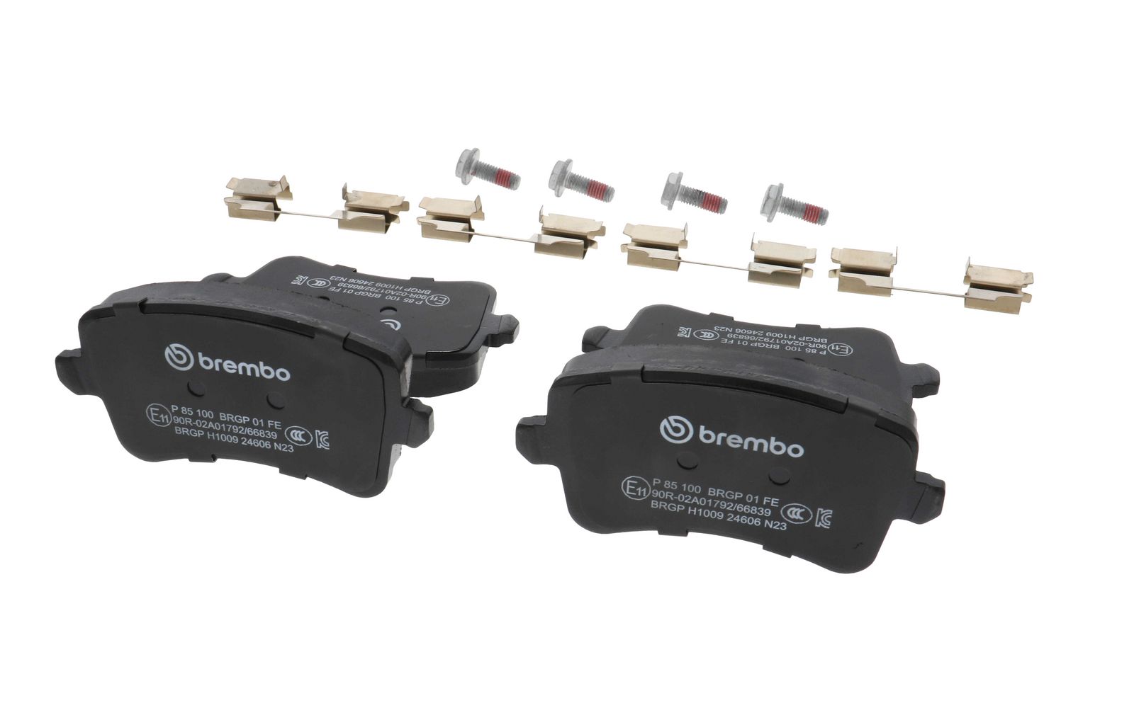 PRIME Low-Met Rear Disc Brake Pad Set - P85100_16