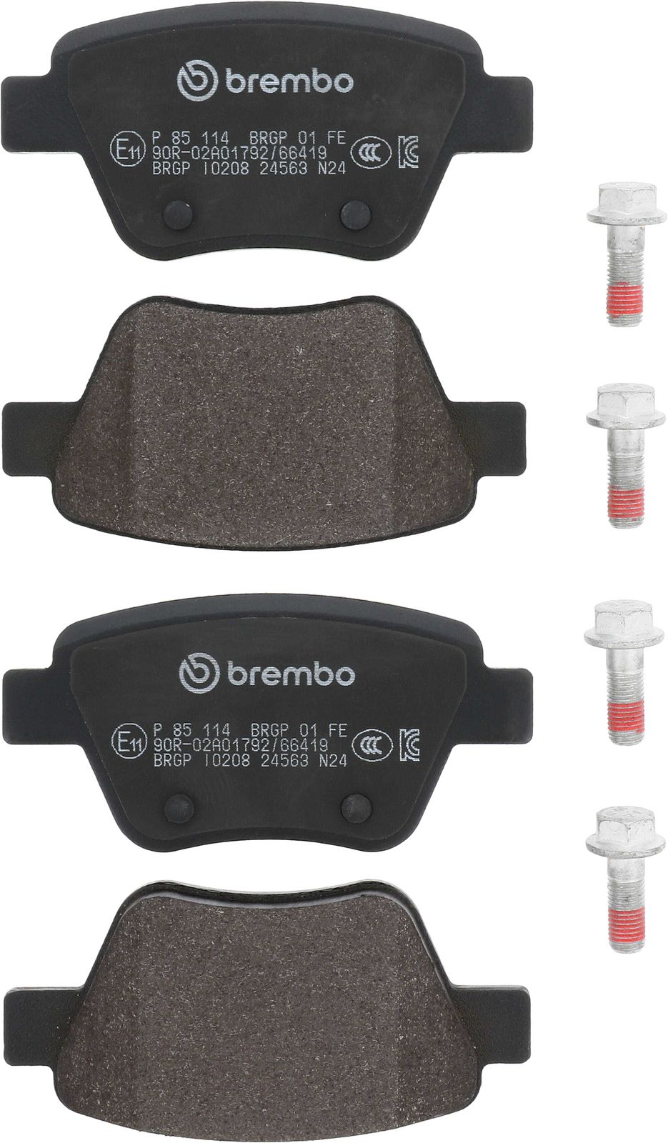 PRIME Low-Met Rear Disc Brake Pad Set - P85114_01