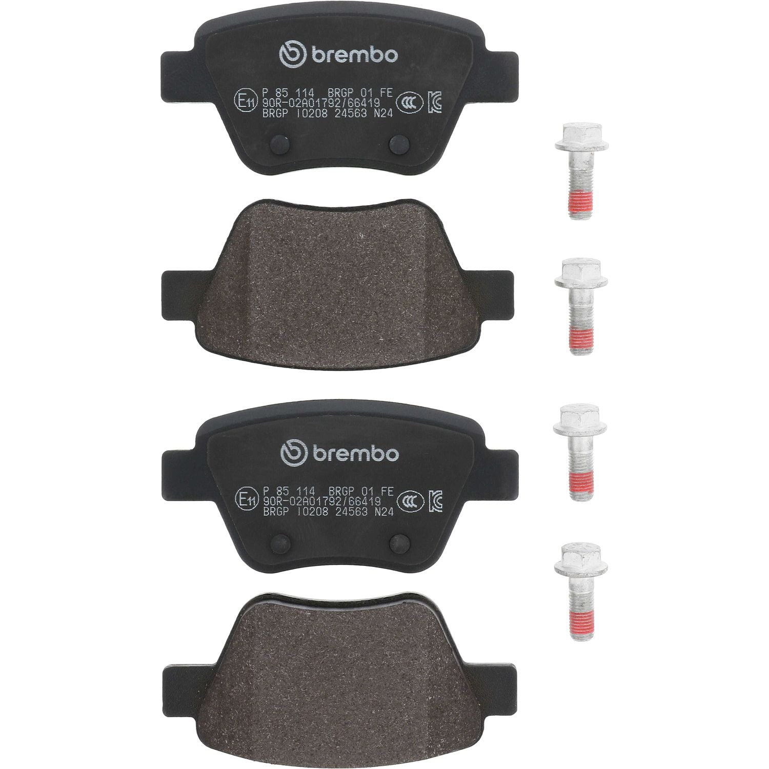 PRIME Low-Met Rear Disc Brake Pad Set - P85114_02