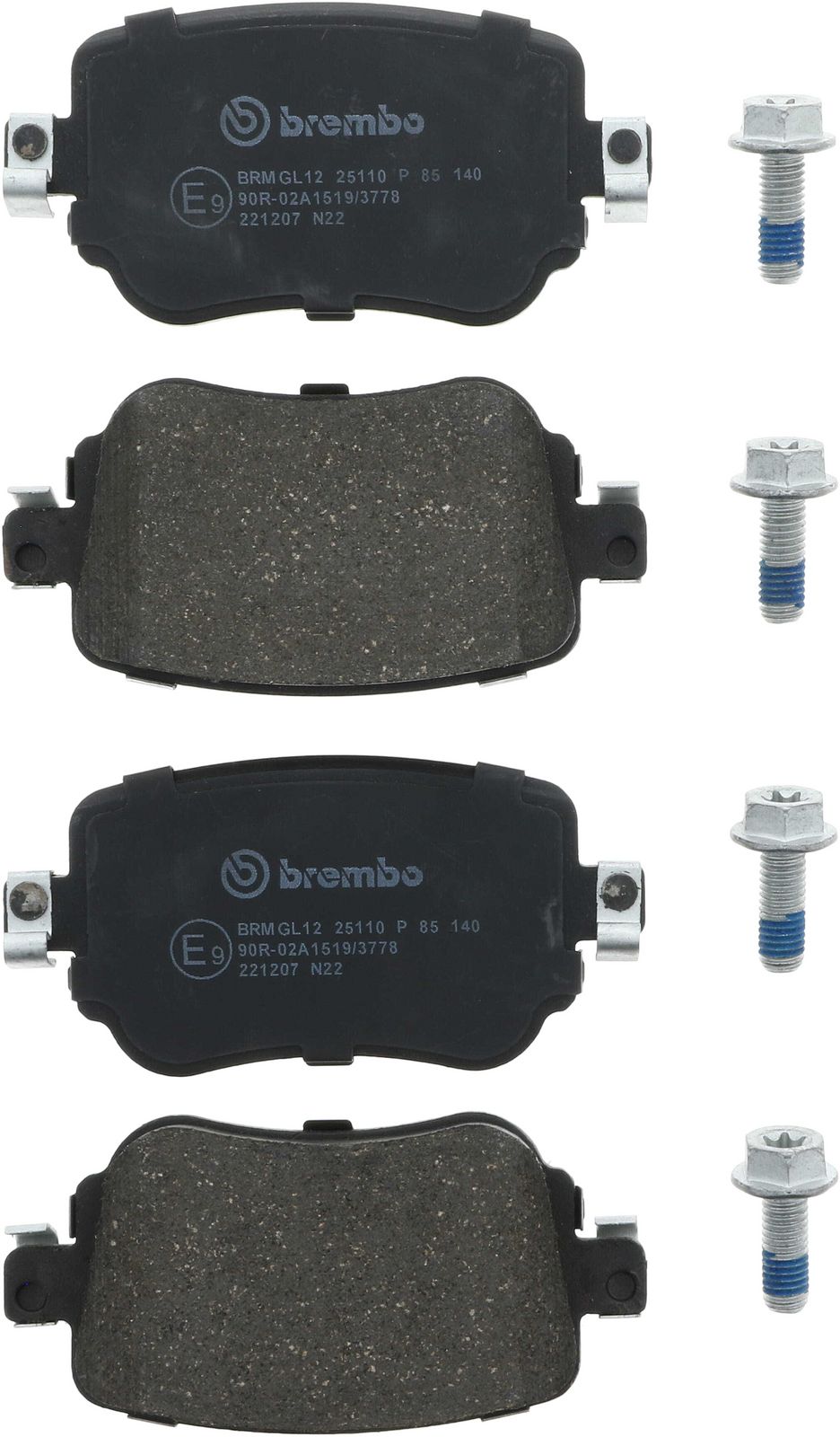 PRIME Low-Met Rear Disc Brake Pad Set - P85140_01