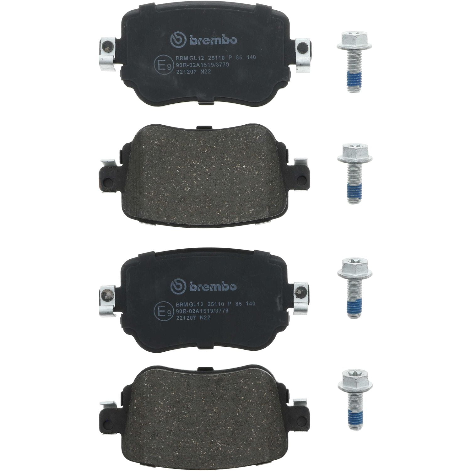 PRIME Low-Met Rear Disc Brake Pad Set - P85140_02