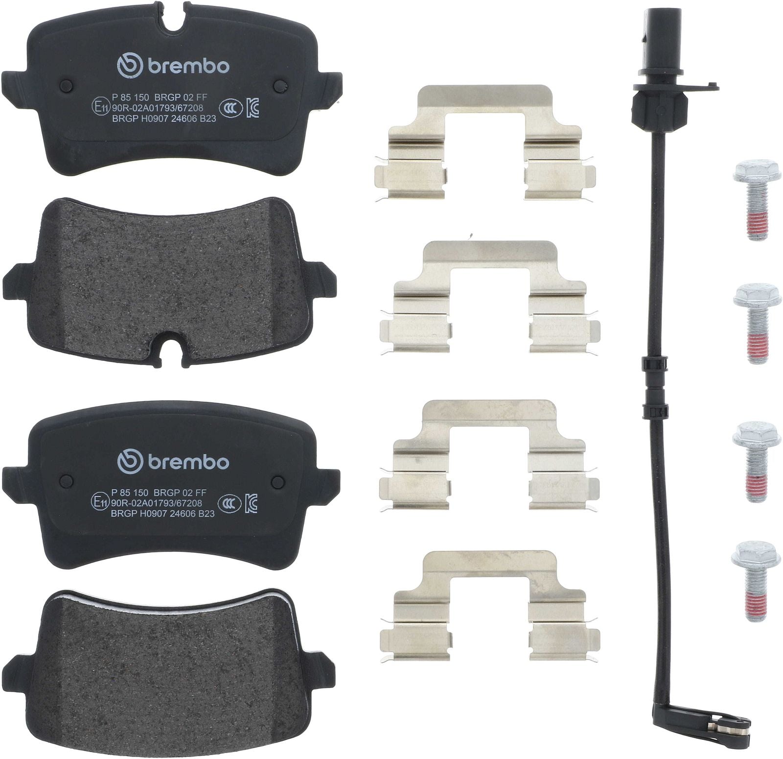 PRIME Low-Met Rear Disc Brake Pad Set - P85150_01