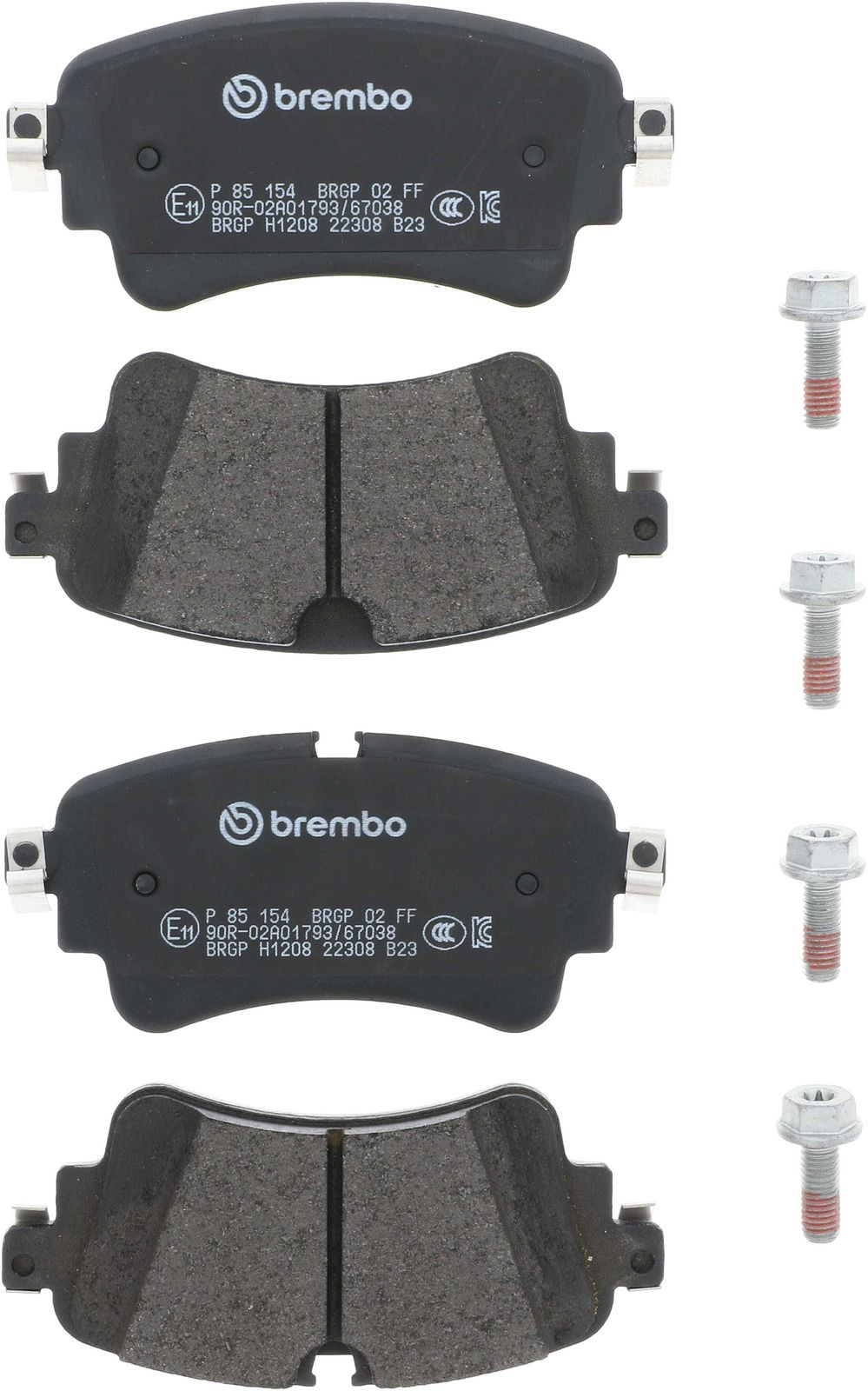 PRIME Low-Met Rear Disc Brake Pad Set - P85154_01