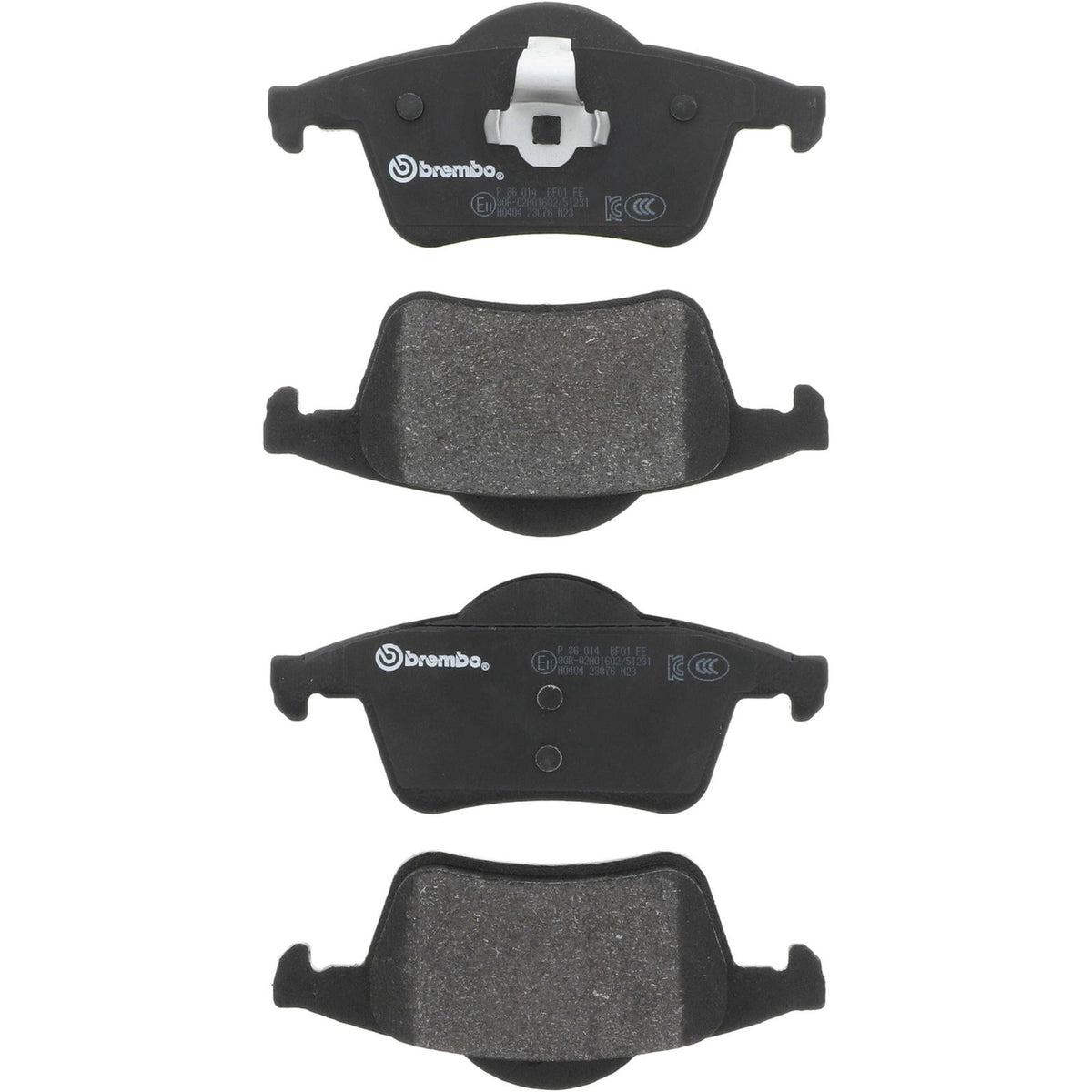 PRIME Low-Met Rear Disc Brake Pad Set - P86014_02