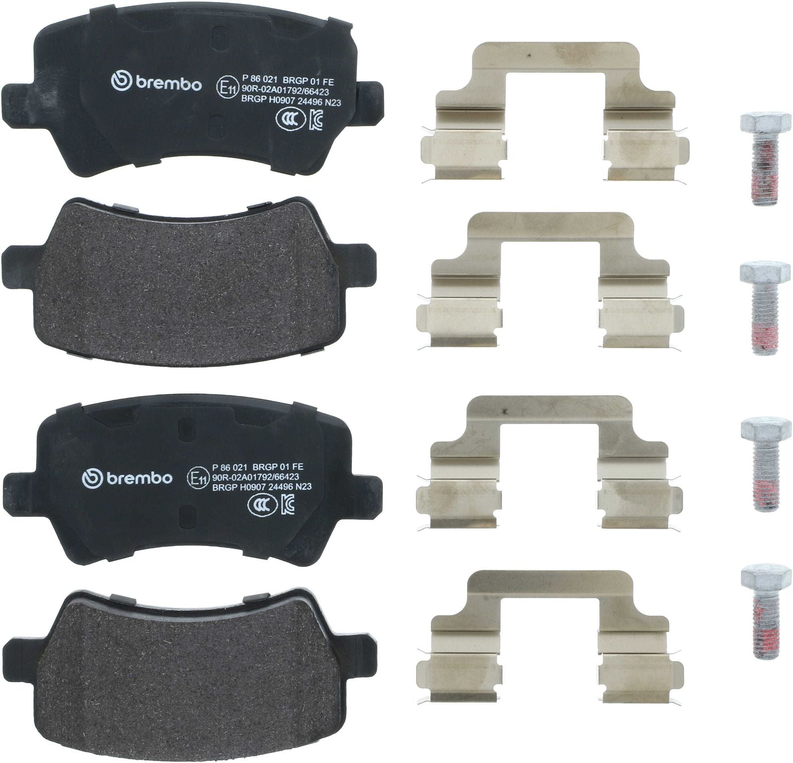 PRIME Low-Met Rear Disc Brake Pad Set - P86021_01