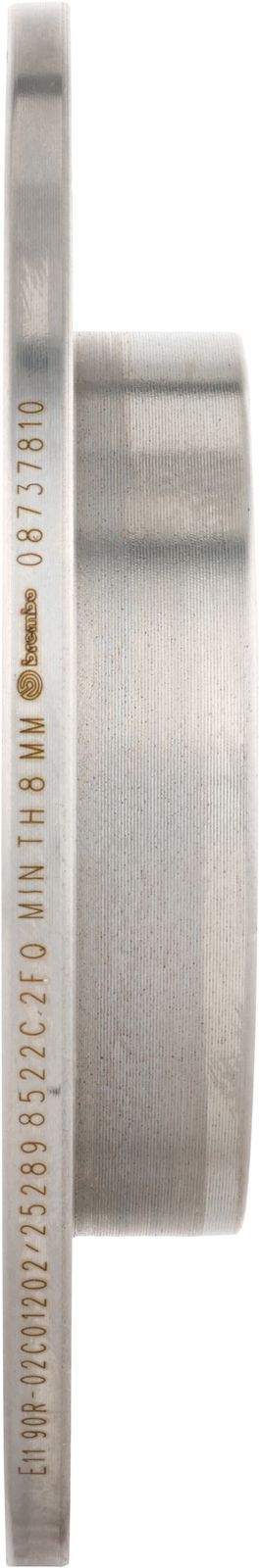 PRIME Rear Disc Brake Rotor - 08.7378.10_02