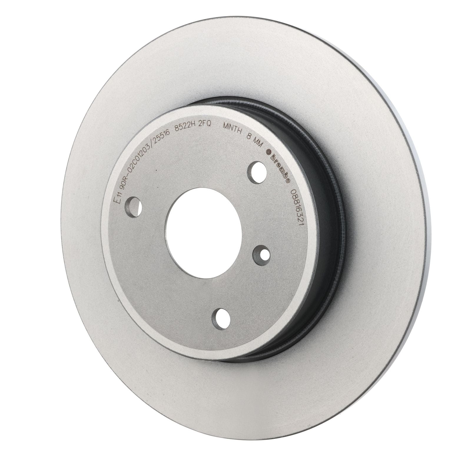 PRIME UV Coated Front Disc Brake Rotor - 08.8163.21_09