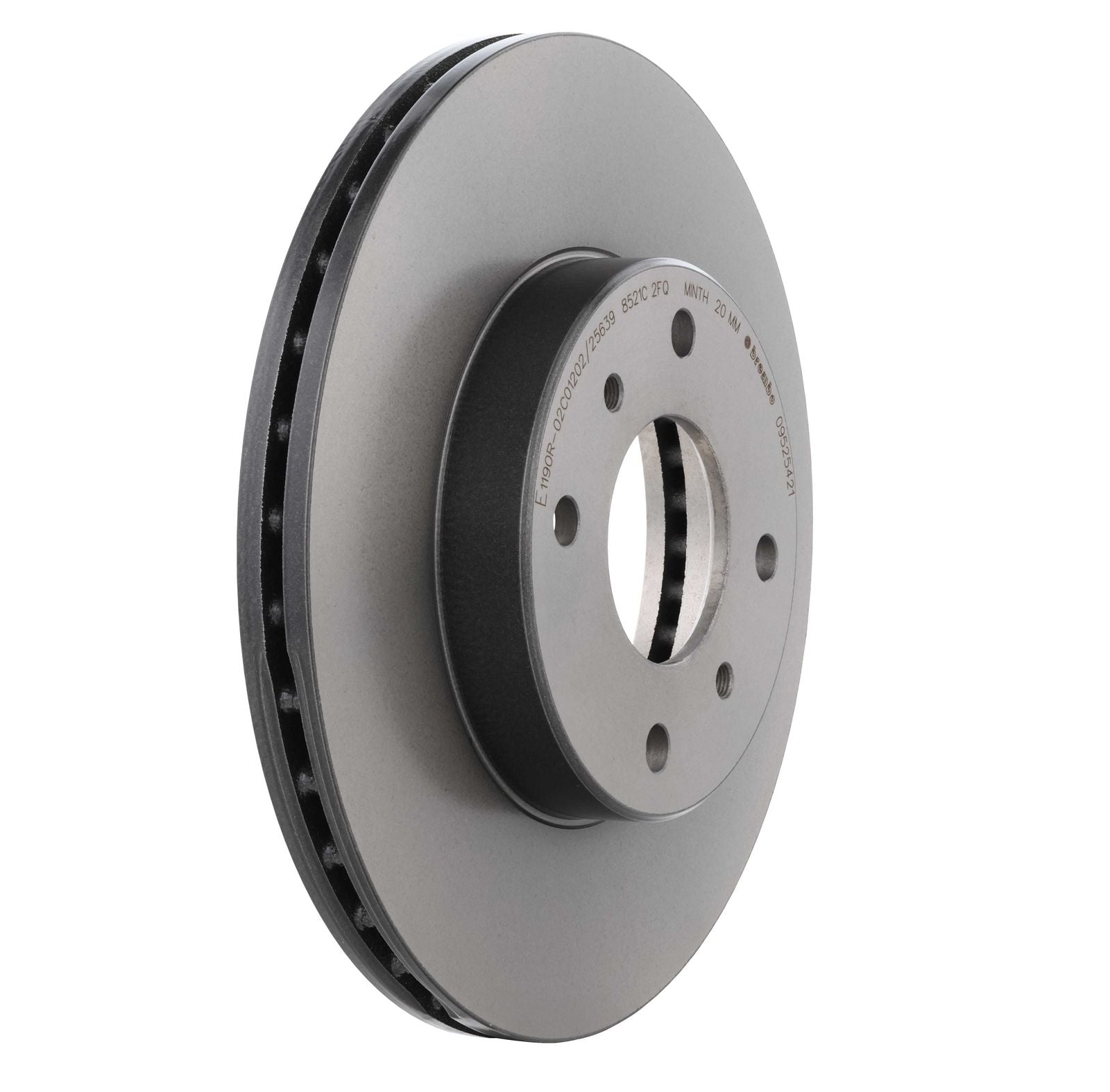 PRIME UV Coated Front Disc Brake Rotor - 09.5254.21_26