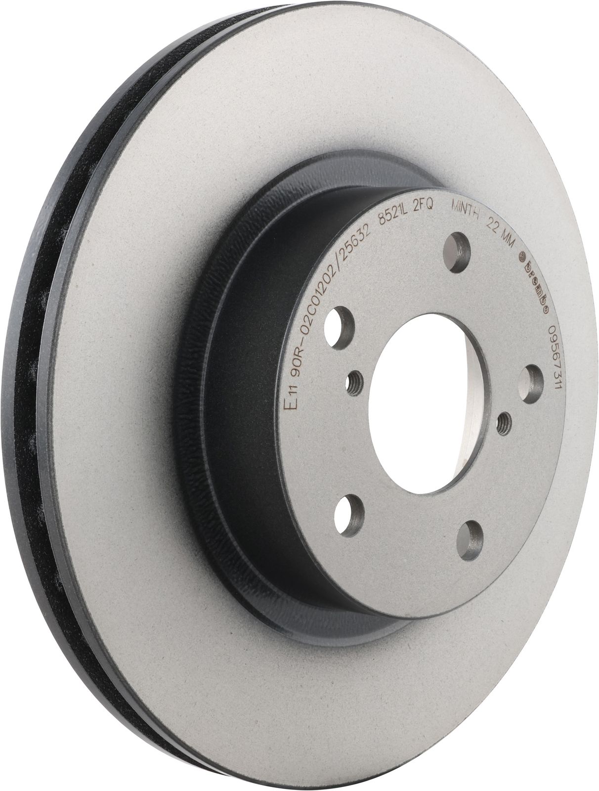 PRIME UV Coated Front Disc Brake Rotor - 09.5673.11_01