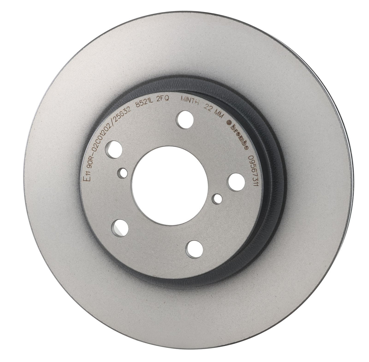 PRIME UV Coated Front Disc Brake Rotor - 09.5673.11_08