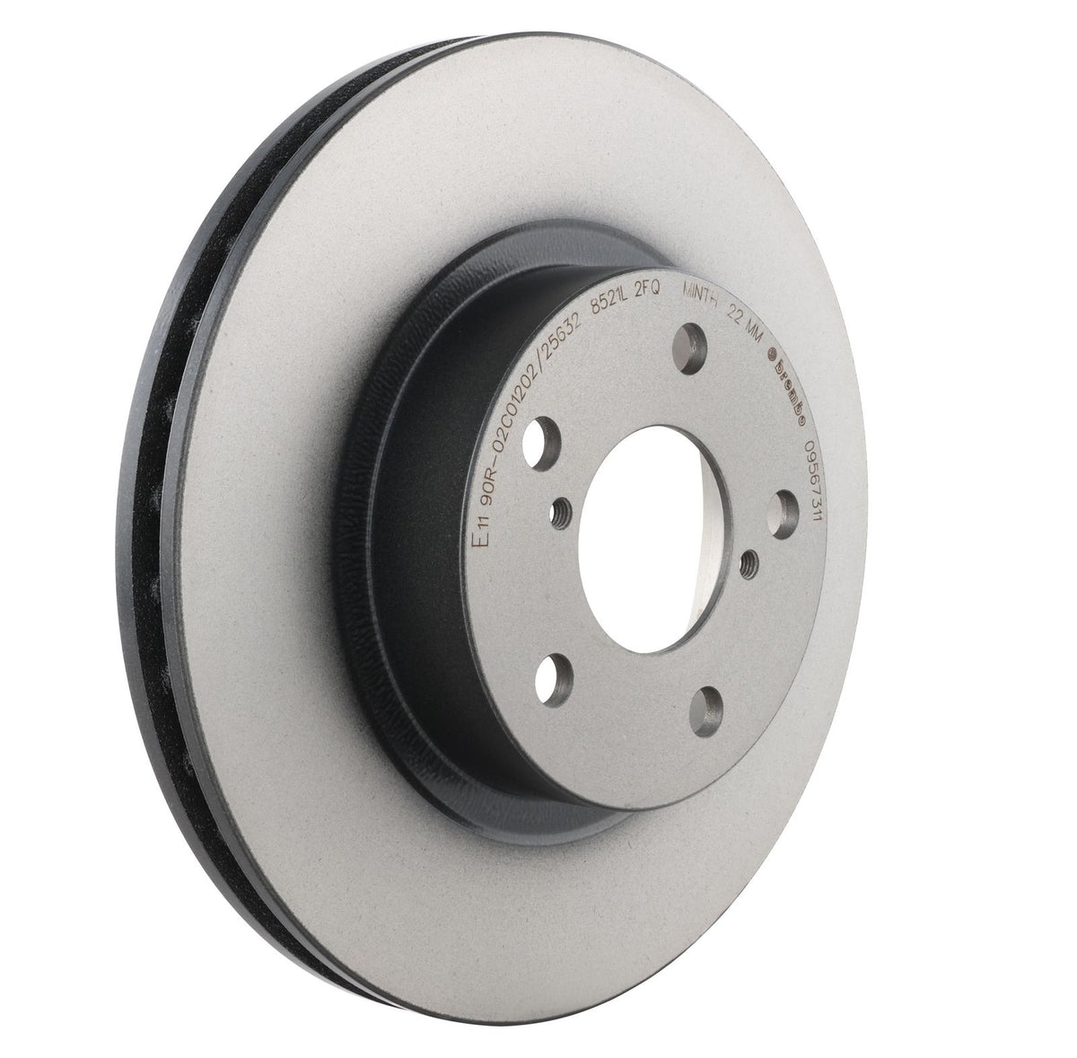 PRIME UV Coated Front Disc Brake Rotor - 09.5673.11_28
