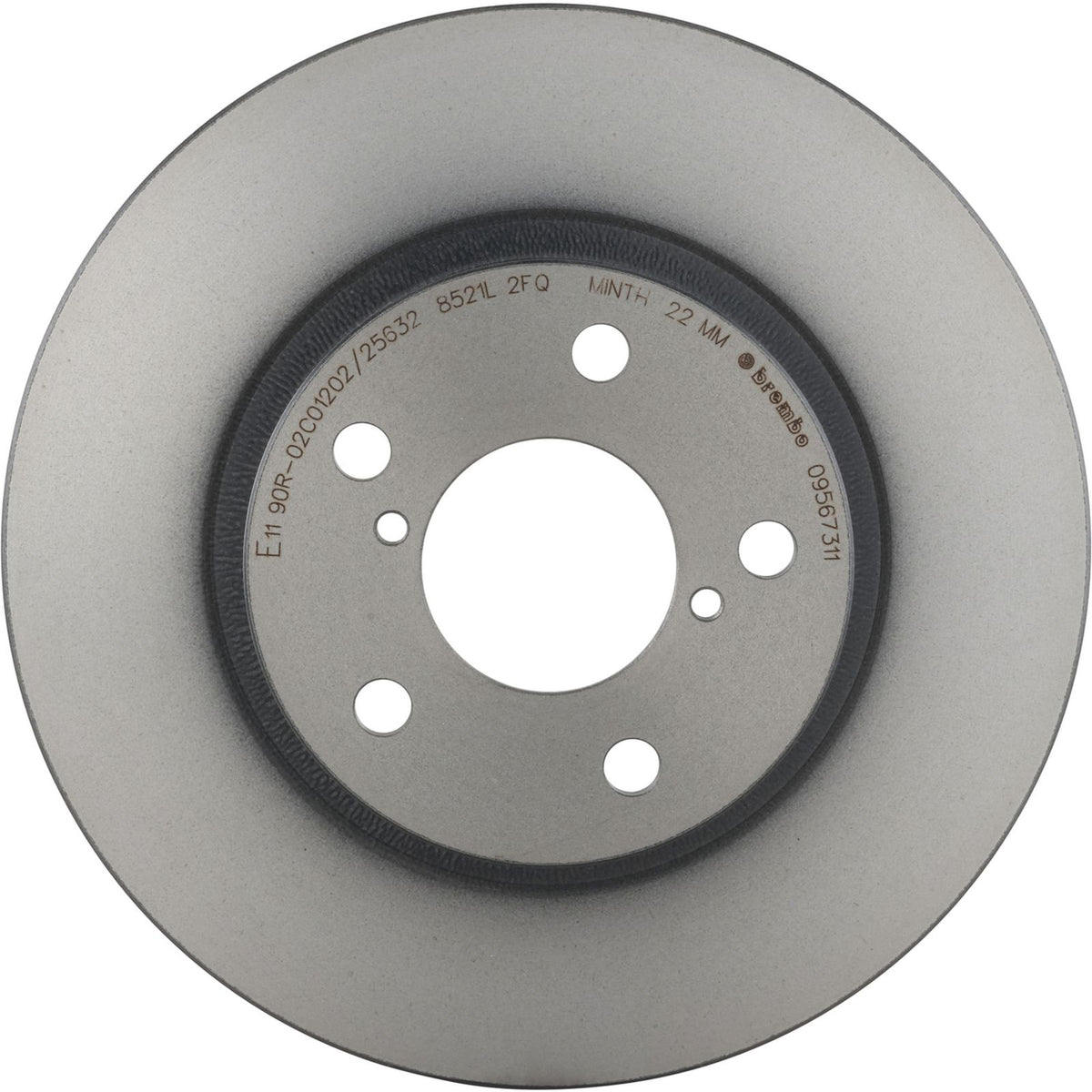 PRIME UV Coated Front Disc Brake Rotor - 09.5673.11_04