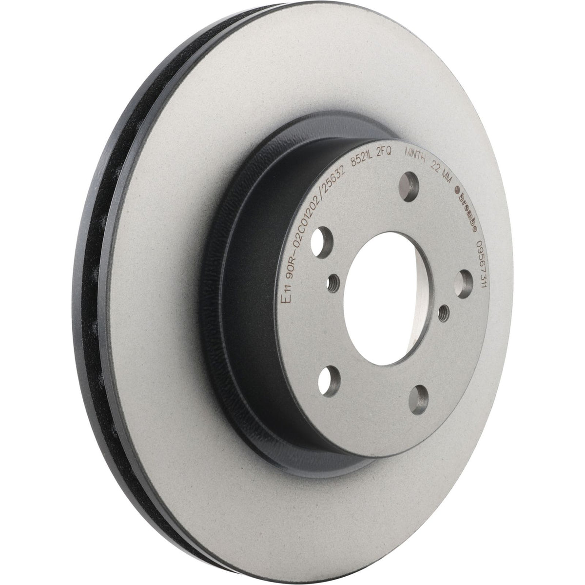 PRIME UV Coated Front Disc Brake Rotor - 09.5673.11_02