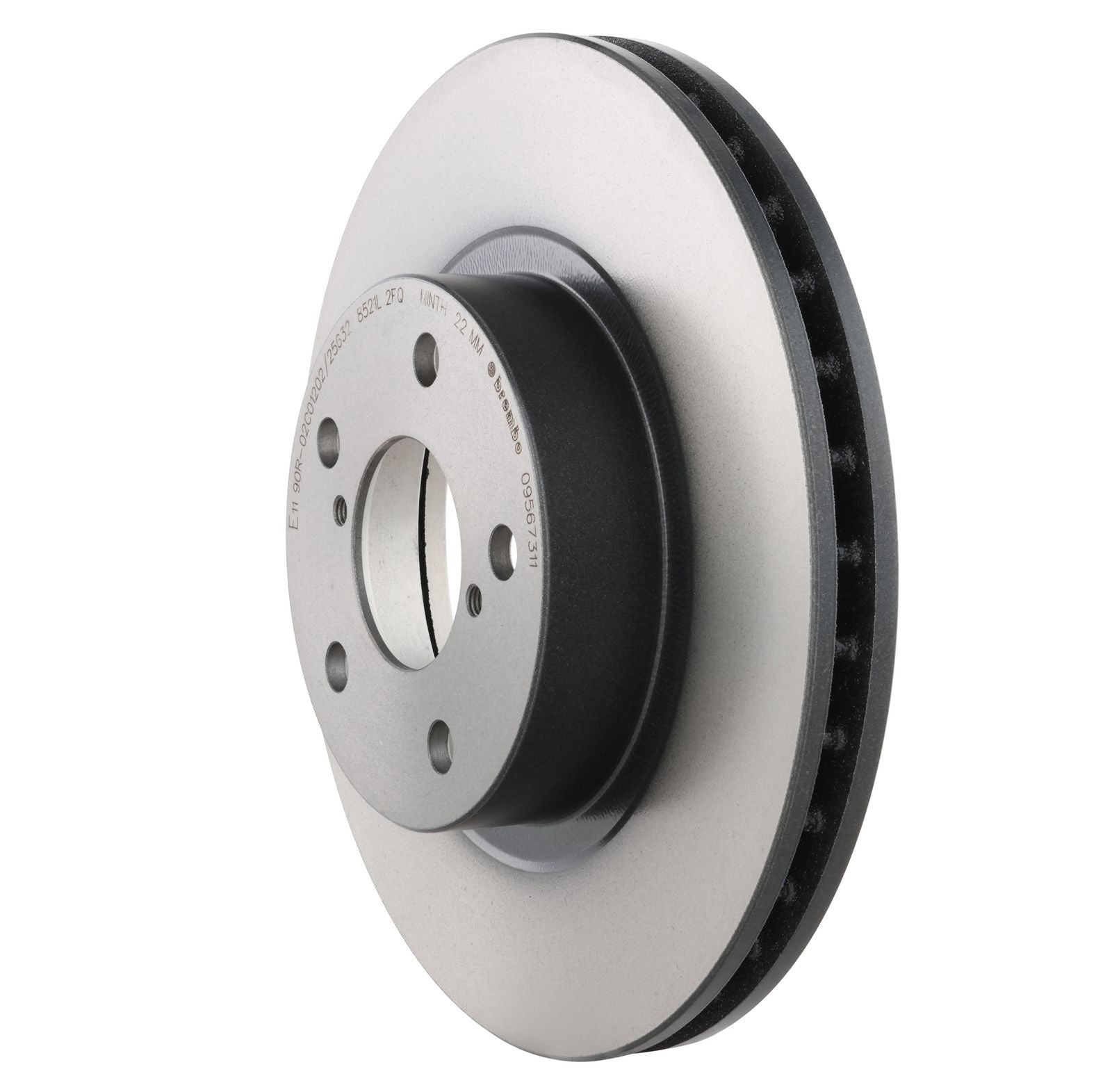 PRIME UV Coated Front Disc Brake Rotor - 09.5673.11_11