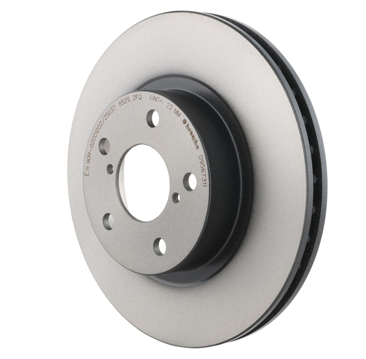 PRIME UV Coated Front Disc Brake Rotor - 09.5673.11_10