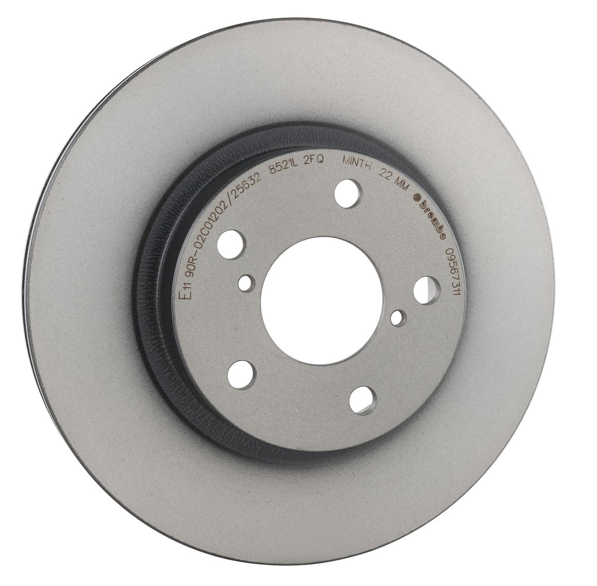 PRIME UV Coated Front Disc Brake Rotor - 09.5673.11_30