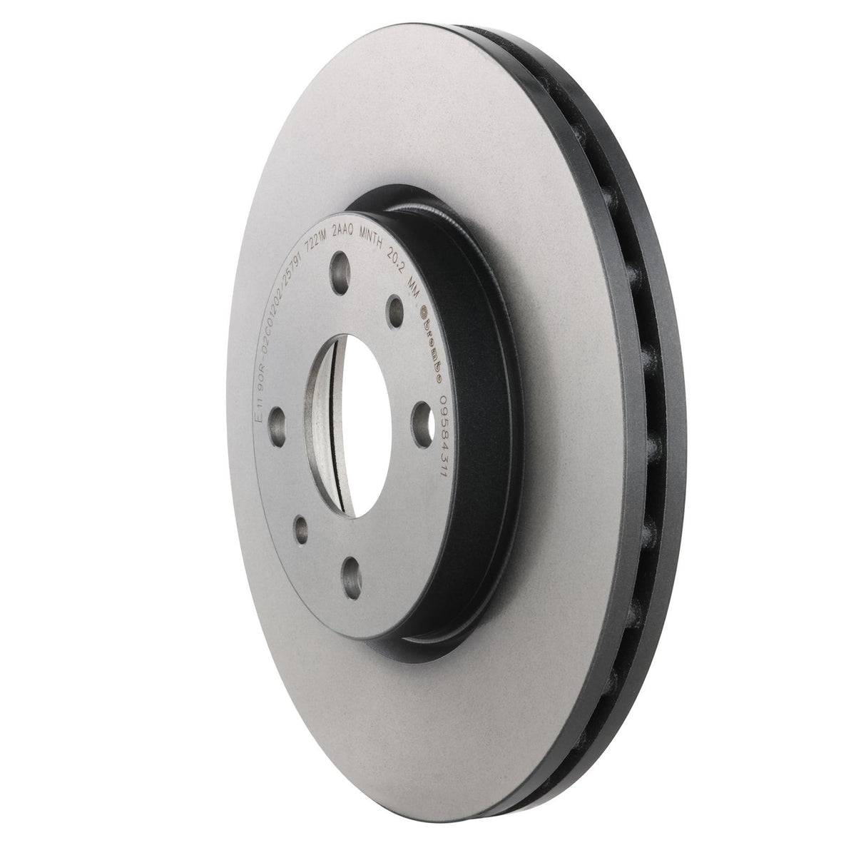 PRIME UV Coated Front Disc Brake Rotor - 09.5843.11_11