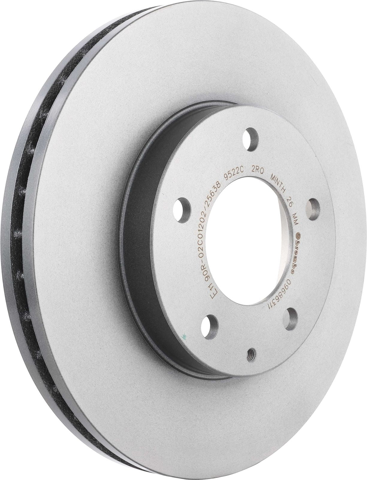 PRIME UV Coated Front Disc Brake Rotor - 09.6863.11_01