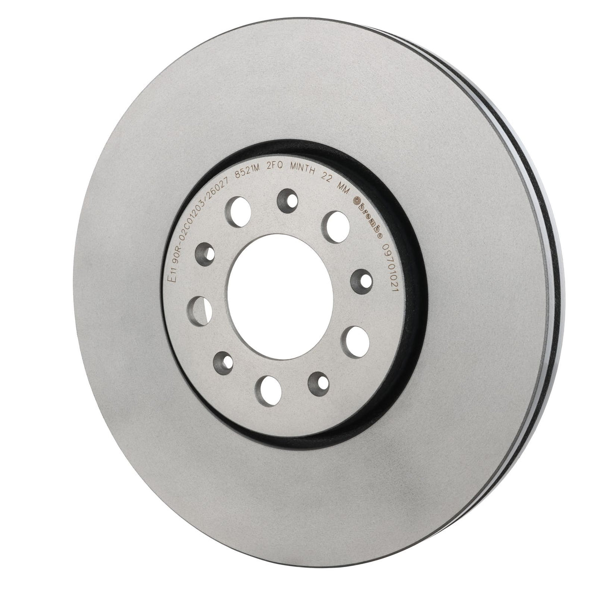 PRIME UV Coated Front Disc Brake Rotor - 09.7010.21_09