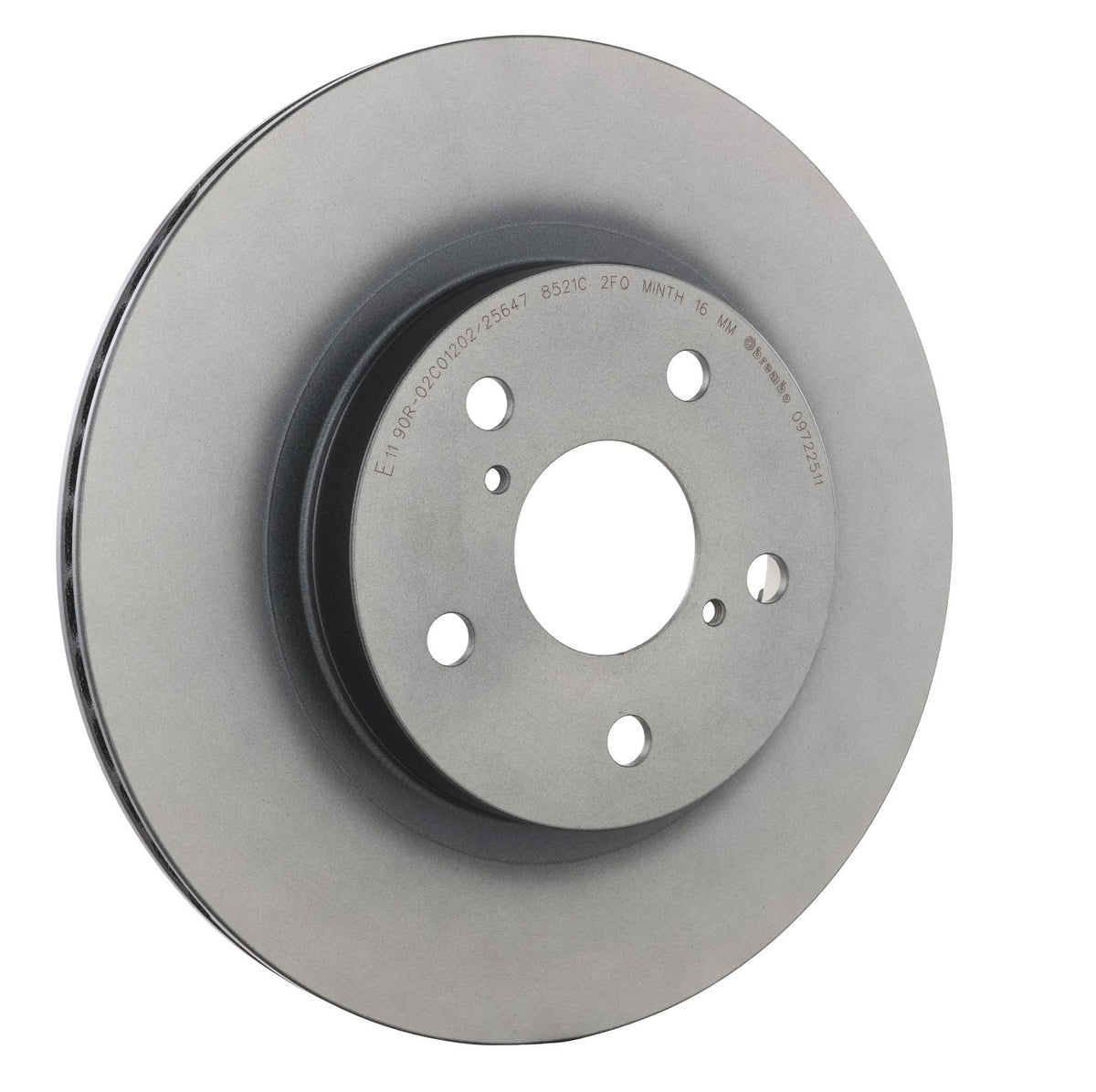 PRIME UV Coated Front Disc Brake Rotor - 09.7225.11_28