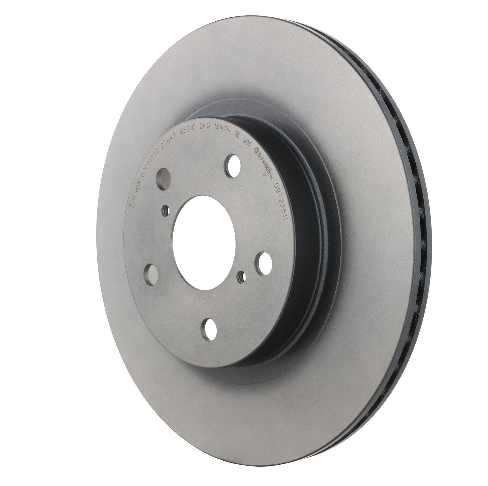 PRIME UV Coated Front Disc Brake Rotor - 09.7225.11_09