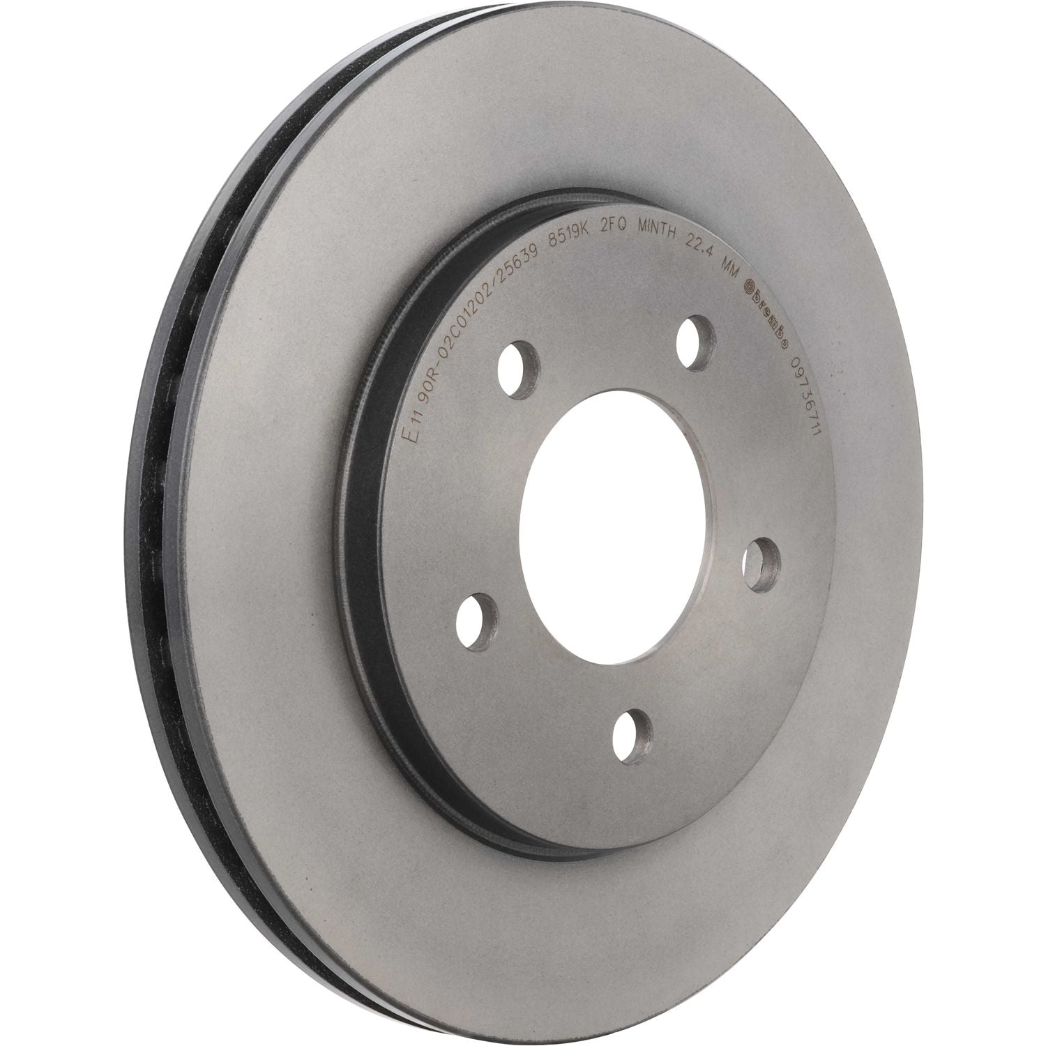 PRIME UV Coated Front Disc Brake Rotor - 09.7367.11_02
