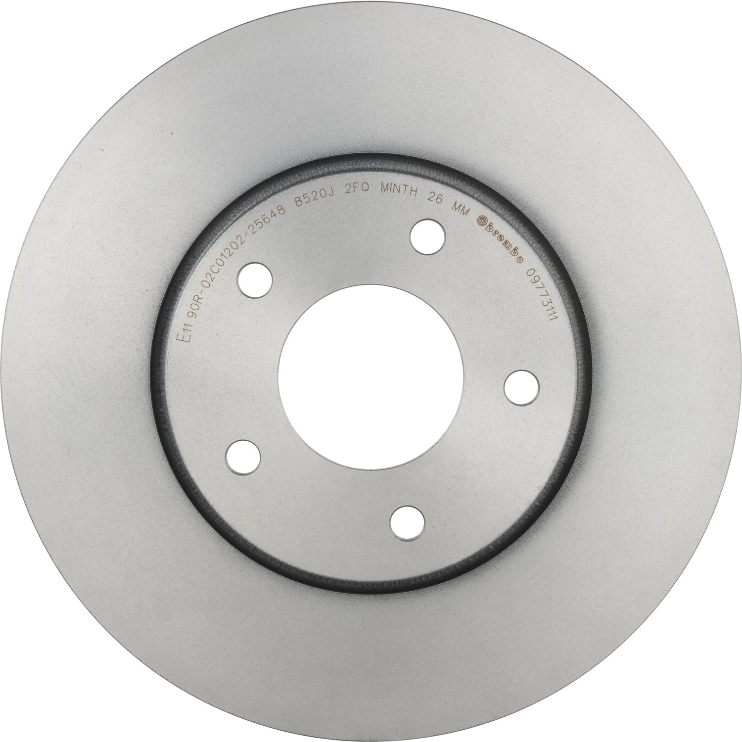 PRIME UV Coated Front Disc Brake Rotor - 09.7731.11_02
