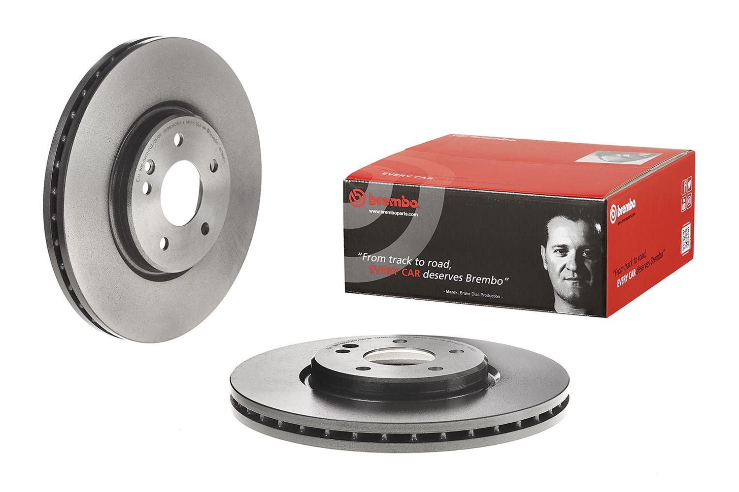 PRIME UV Coated Front Disc Brake Rotor - 09.7808.11_01
