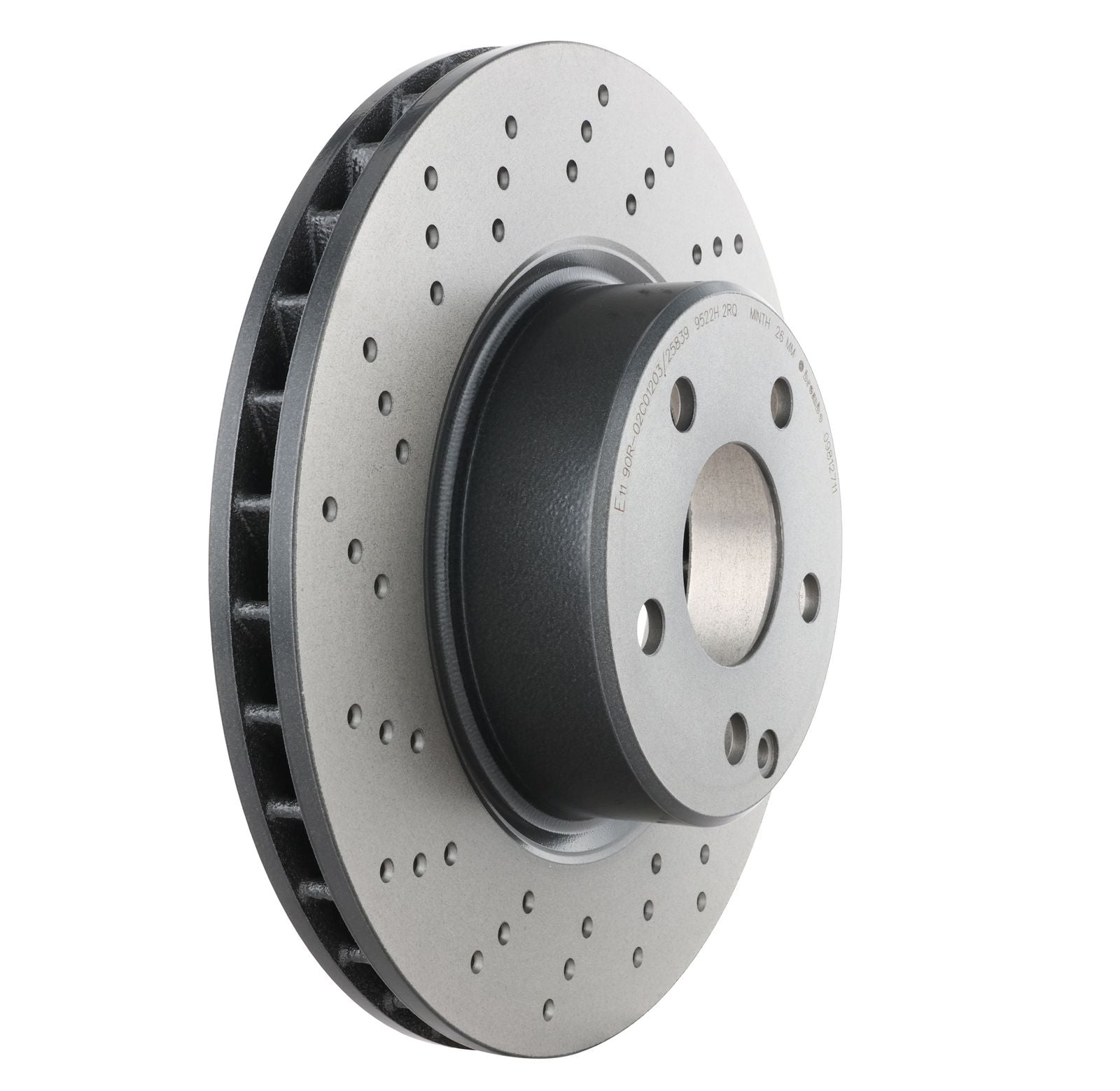 PRIME UV Coated Front Disc Brake Rotor - 09.8127.11_27