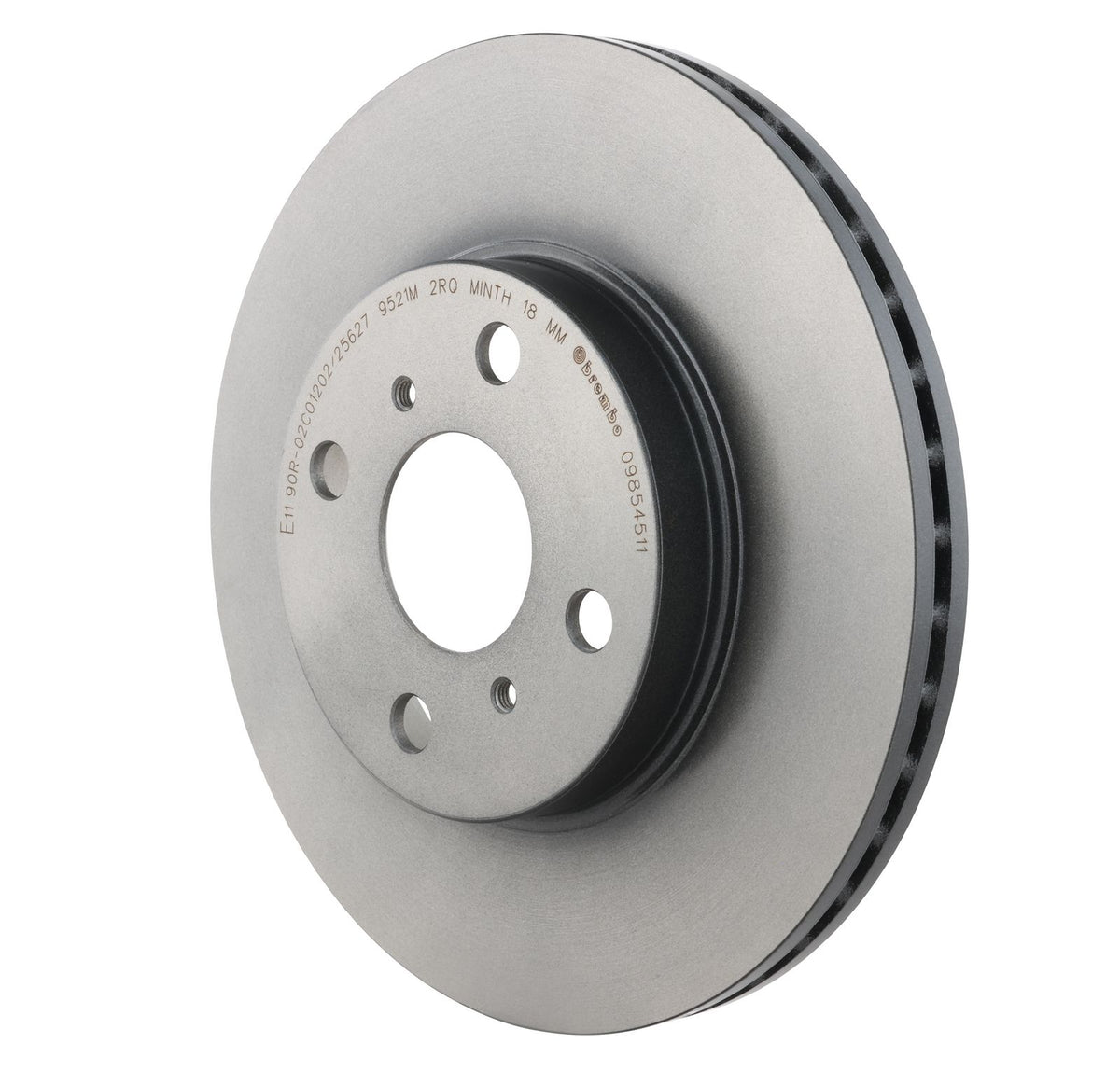 PRIME UV Coated Front Disc Brake Rotor - 09.8545.11_09