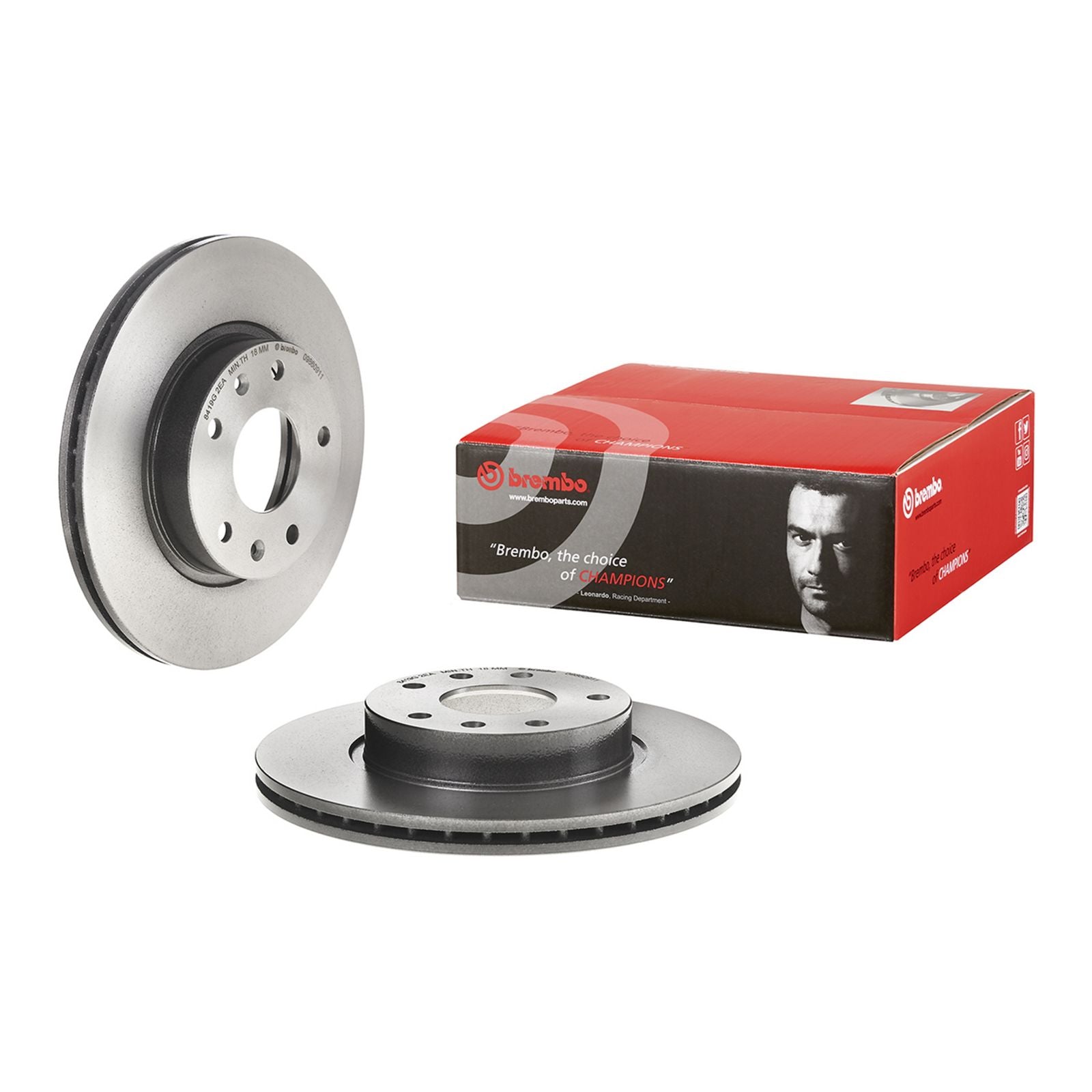 PRIME UV Coated Front Disc Brake Rotor - 09.8609.11_01