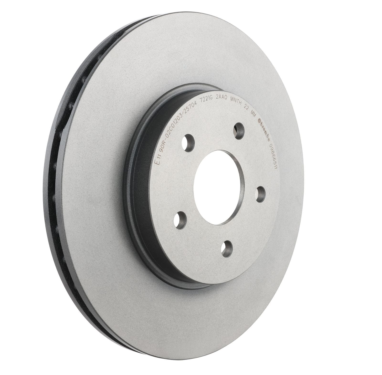 PRIME UV Coated Front Disc Brake Rotor - 09.8665.11_28