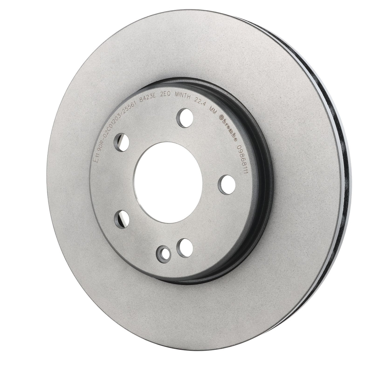 PRIME UV Coated Front Disc Brake Rotor - 09.8681.11_09