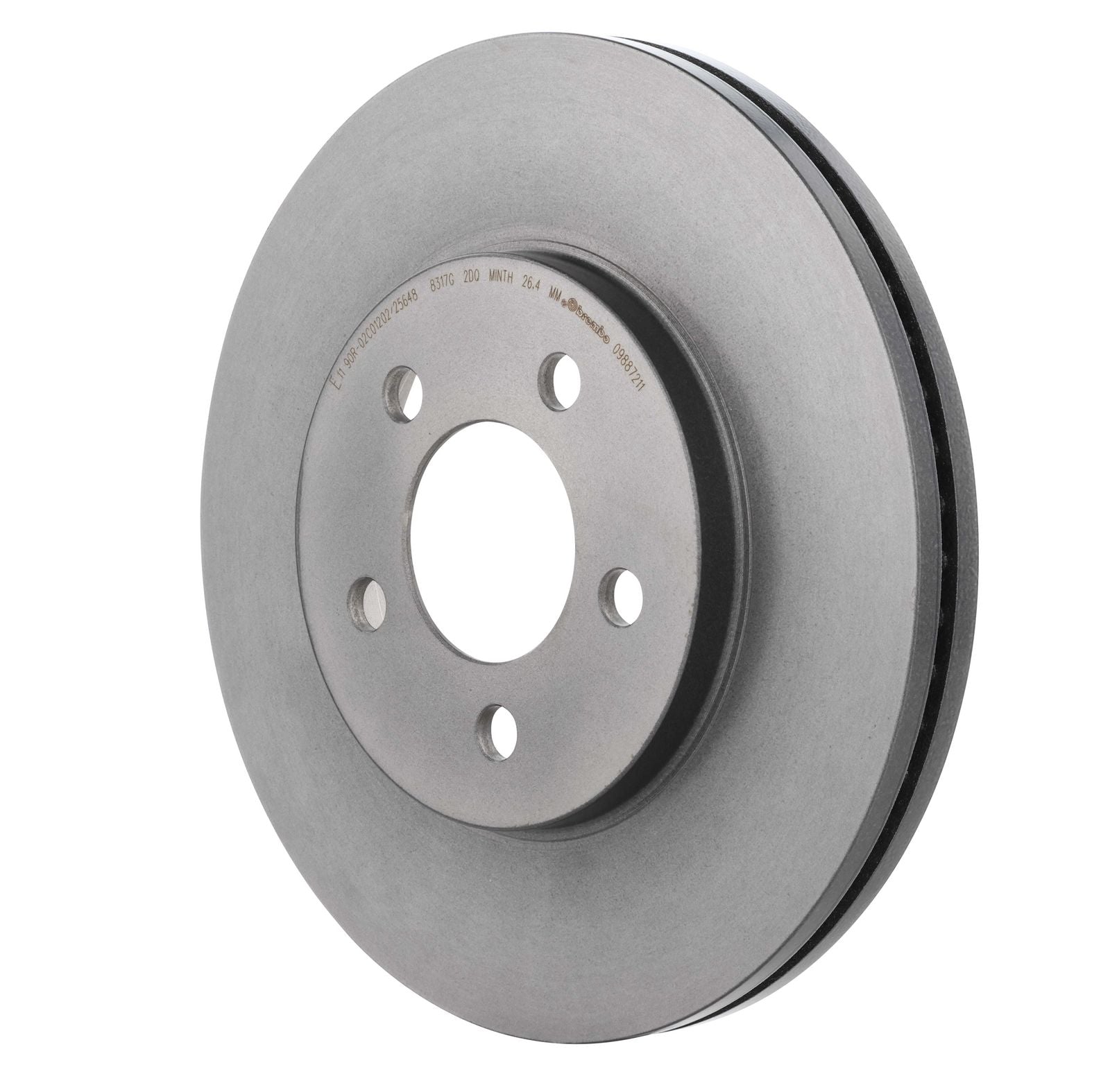 PRIME UV Coated Front Disc Brake Rotor - 09.8872.11_09