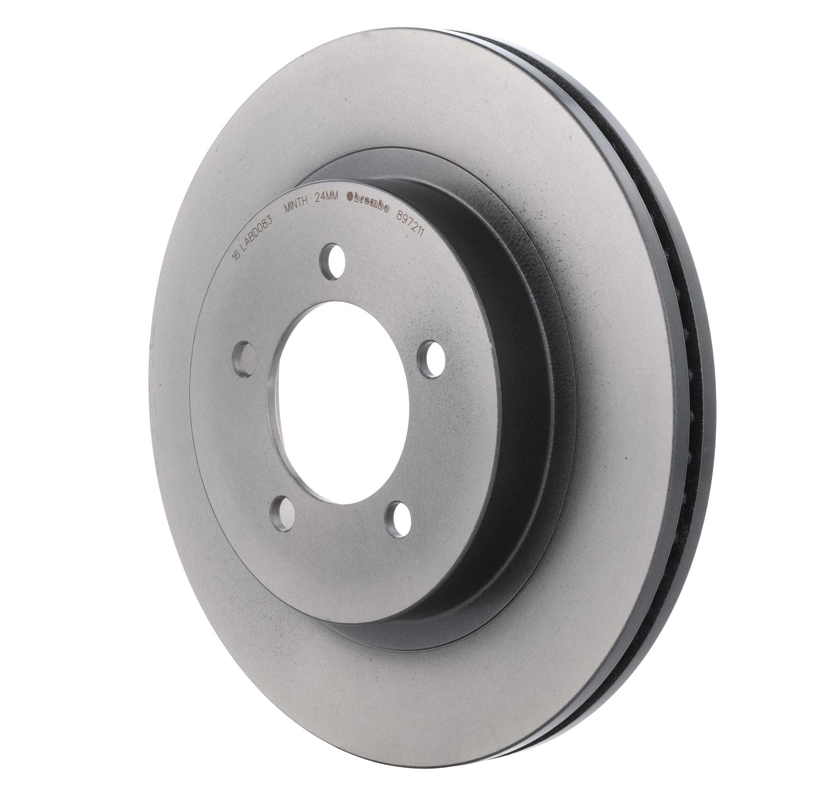 PRIME UV Coated Front Disc Brake Rotor - 09.8972.11_09