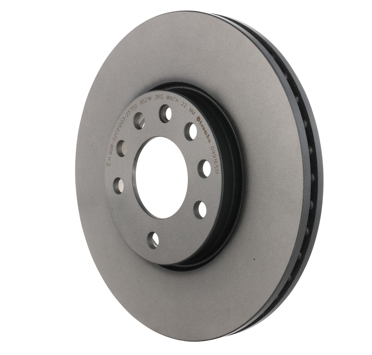 PRIME UV Coated Front Disc Brake Rotor - 09.9165.11_09