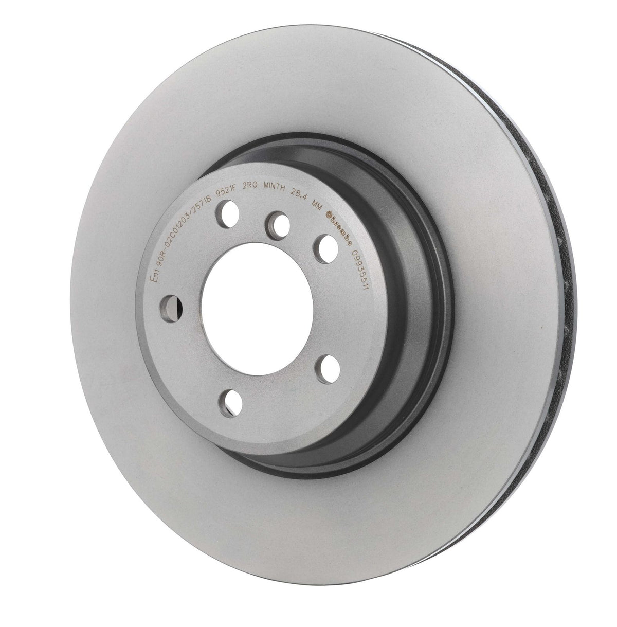 PRIME UV Coated Front Disc Brake Rotor - 09.9355.11_09