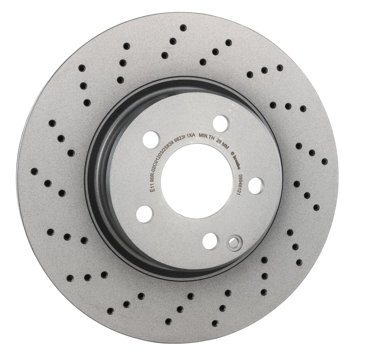 PRIME UV Coated Front Disc Brake Rotor - 09.9481.21_30