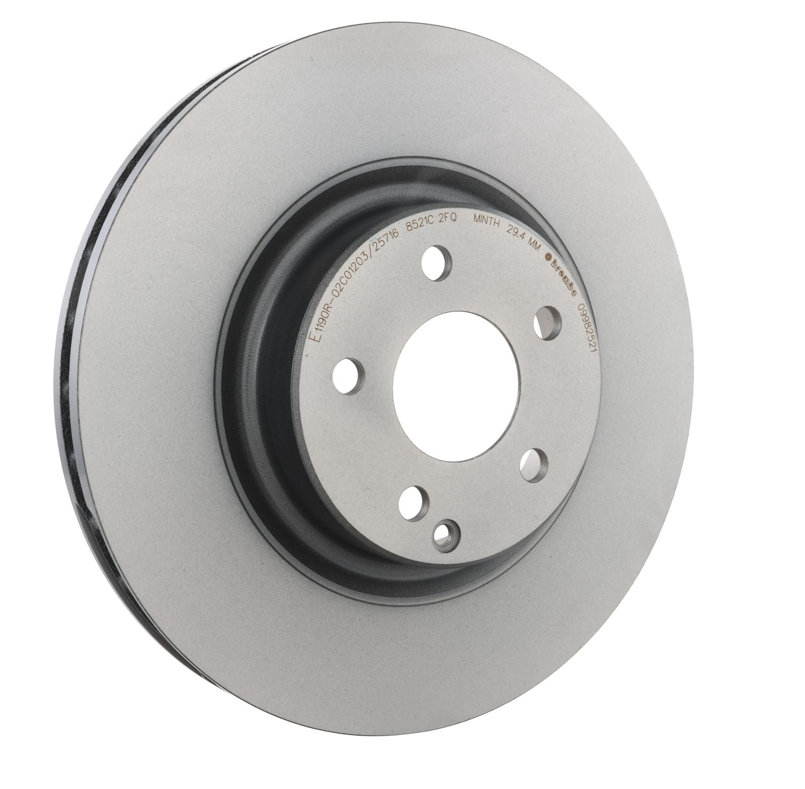 PRIME UV Coated Front Disc Brake Rotor - 09.9825.21_24