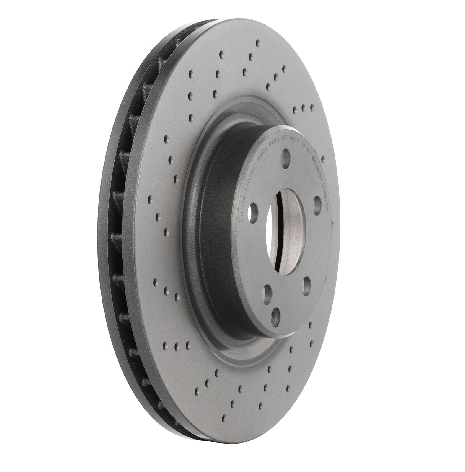 PRIME UV Coated Front Disc Brake Rotor - 09.9825.11_27