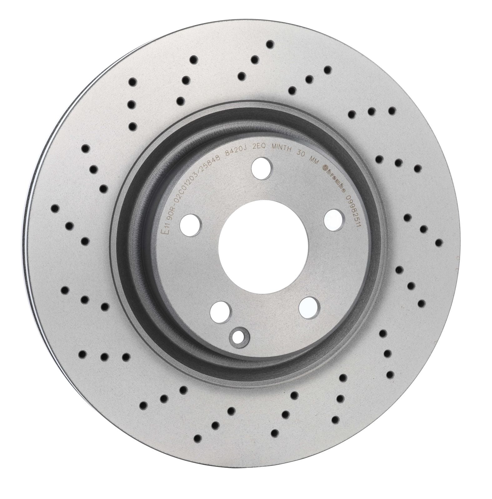 PRIME UV Coated Front Disc Brake Rotor - 09.9825.11_30