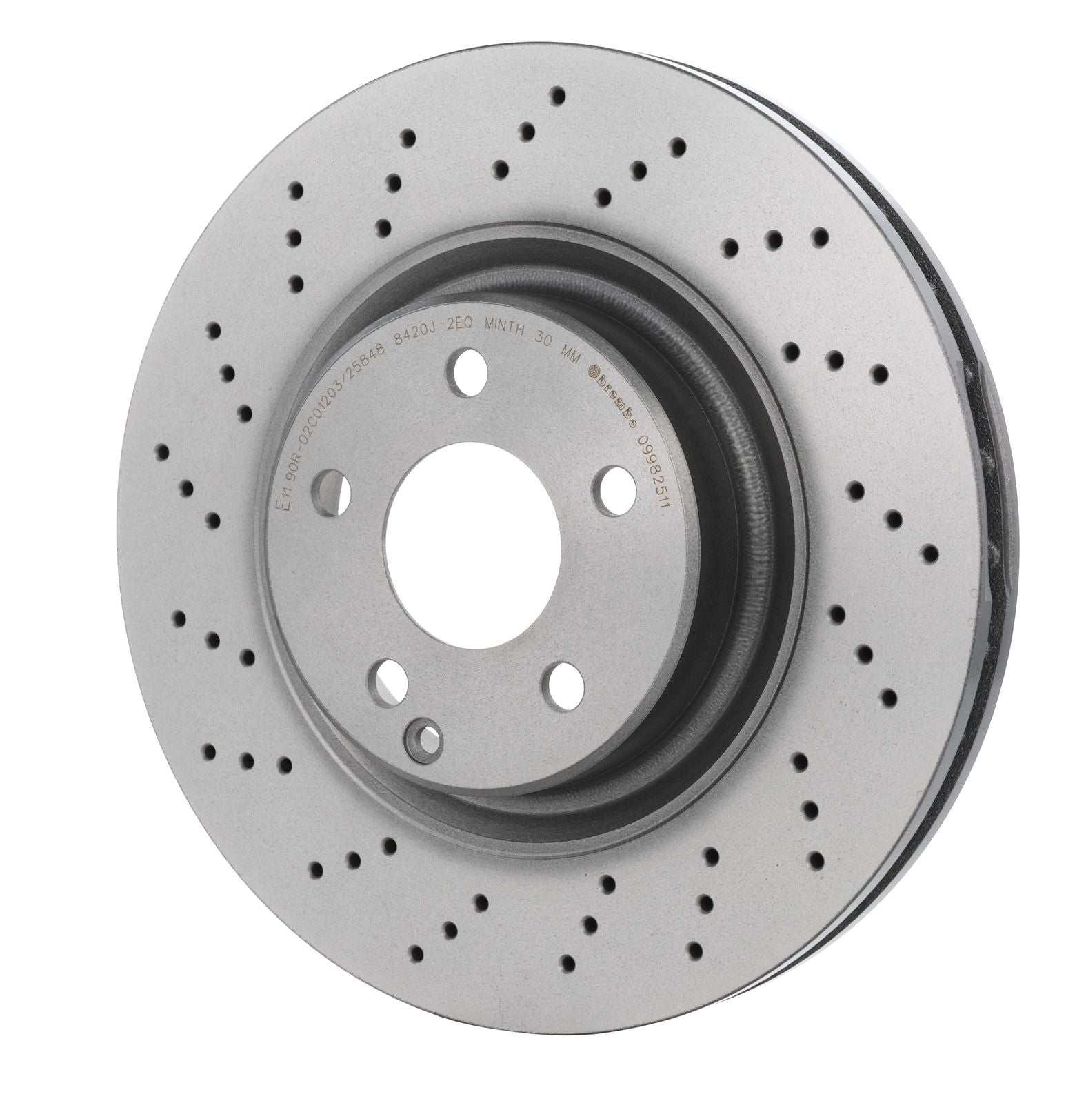 PRIME UV Coated Front Disc Brake Rotor - 09.9825.11_09